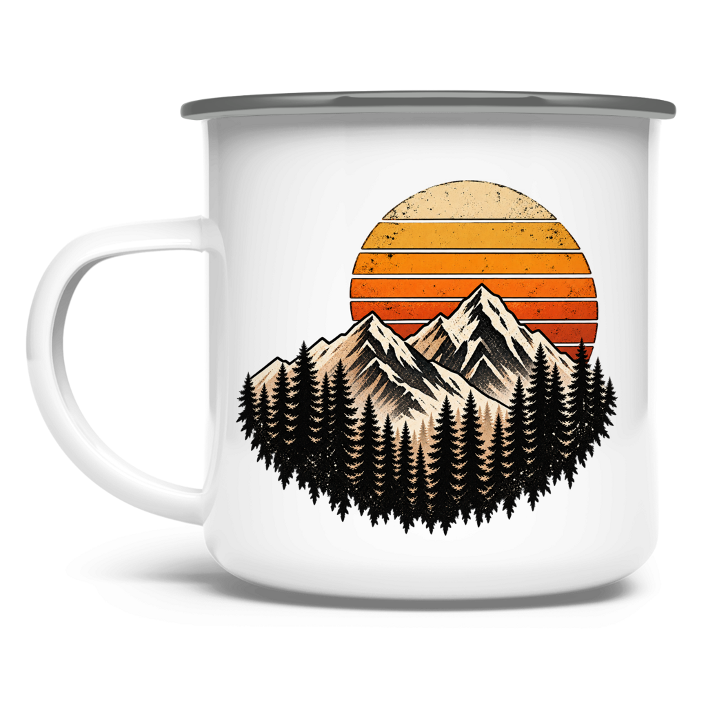 Daddybaer Natur – Emailletasse