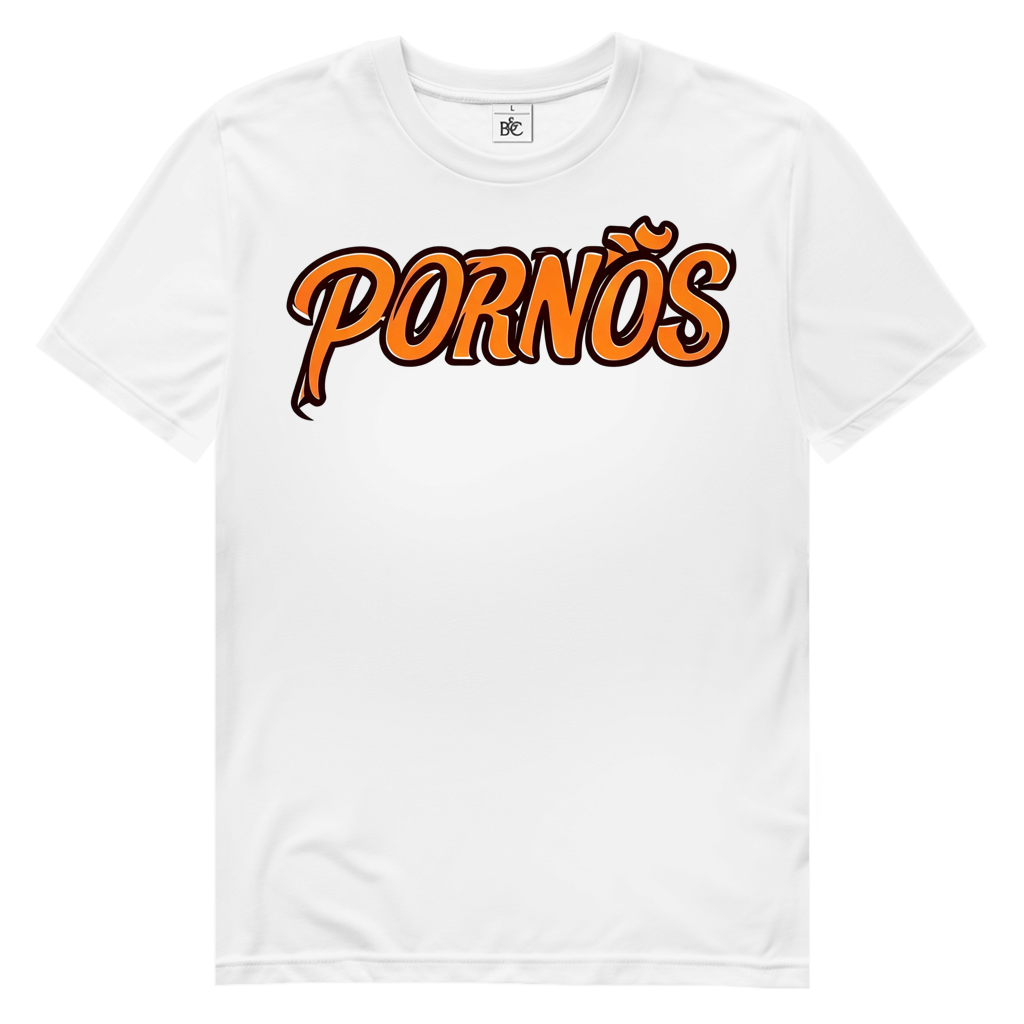 PORNÖS – Herren Premium Bio T-Shirt – Frontdruck