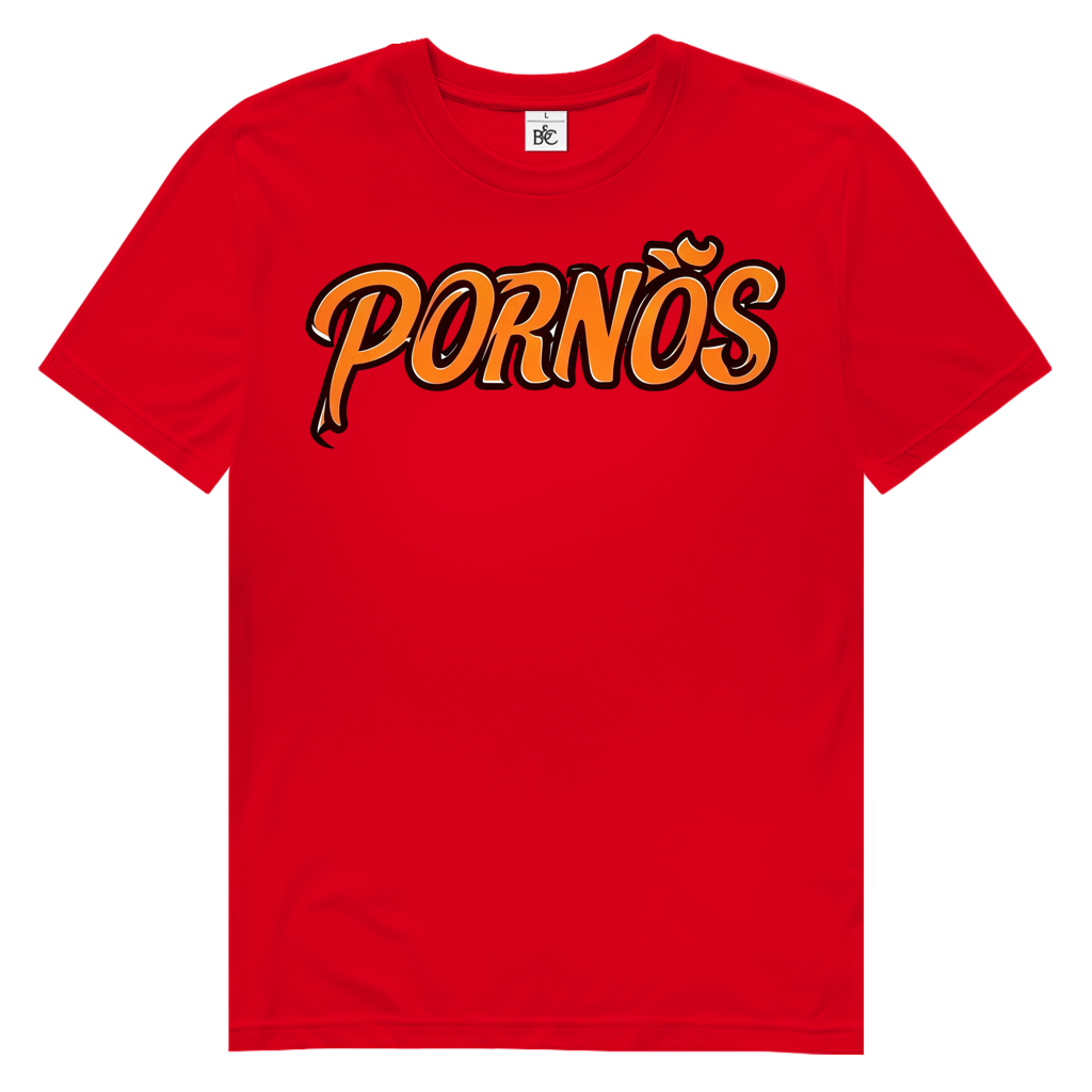 PORNÖS – Herren Premium Bio T-Shirt – Frontdruck