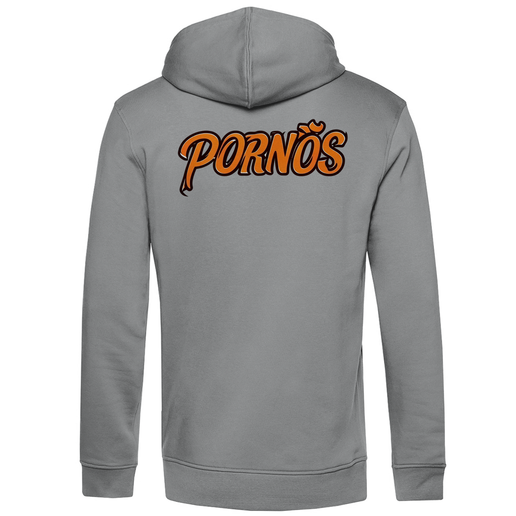 PORNÖS – Herren Premium Bio Hoodie – Backdruck