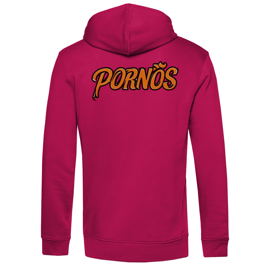 PORNÖS – Herren Premium Bio Hoodie – Backdruck