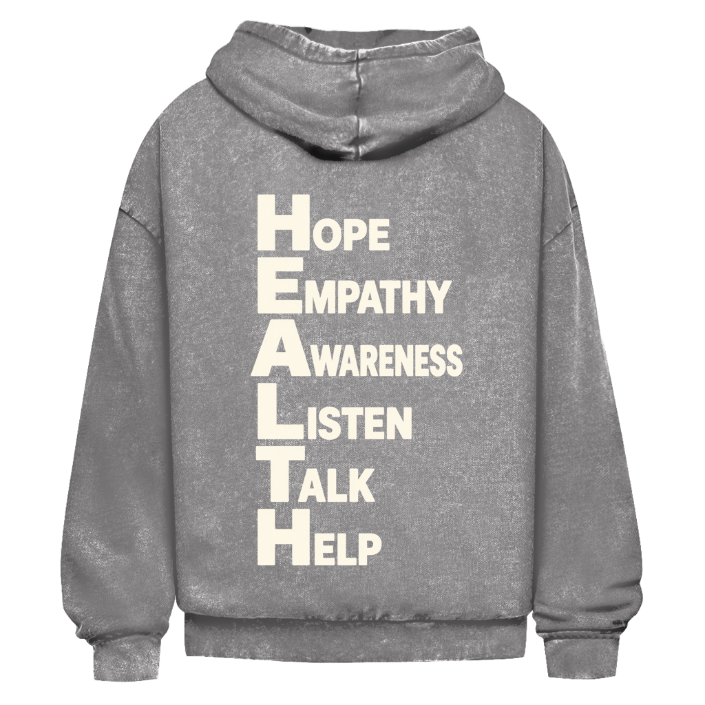 Oversize Washed Hoodie health