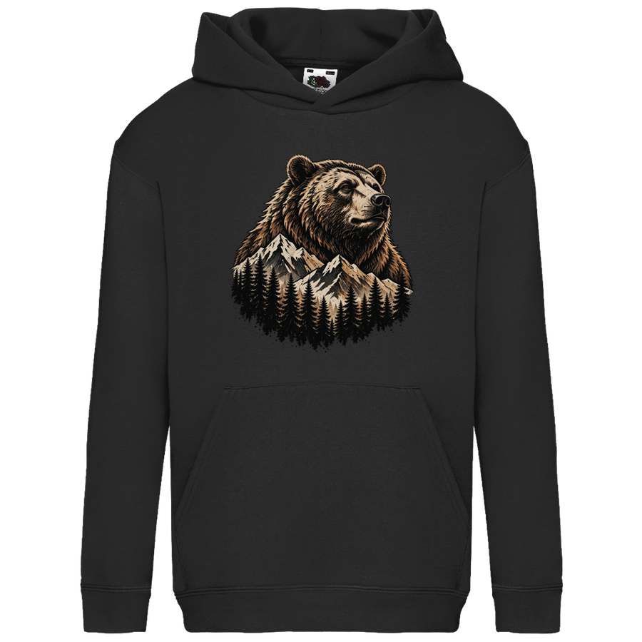 Kids Basic Hoodie Daddybaer Baer Berge
