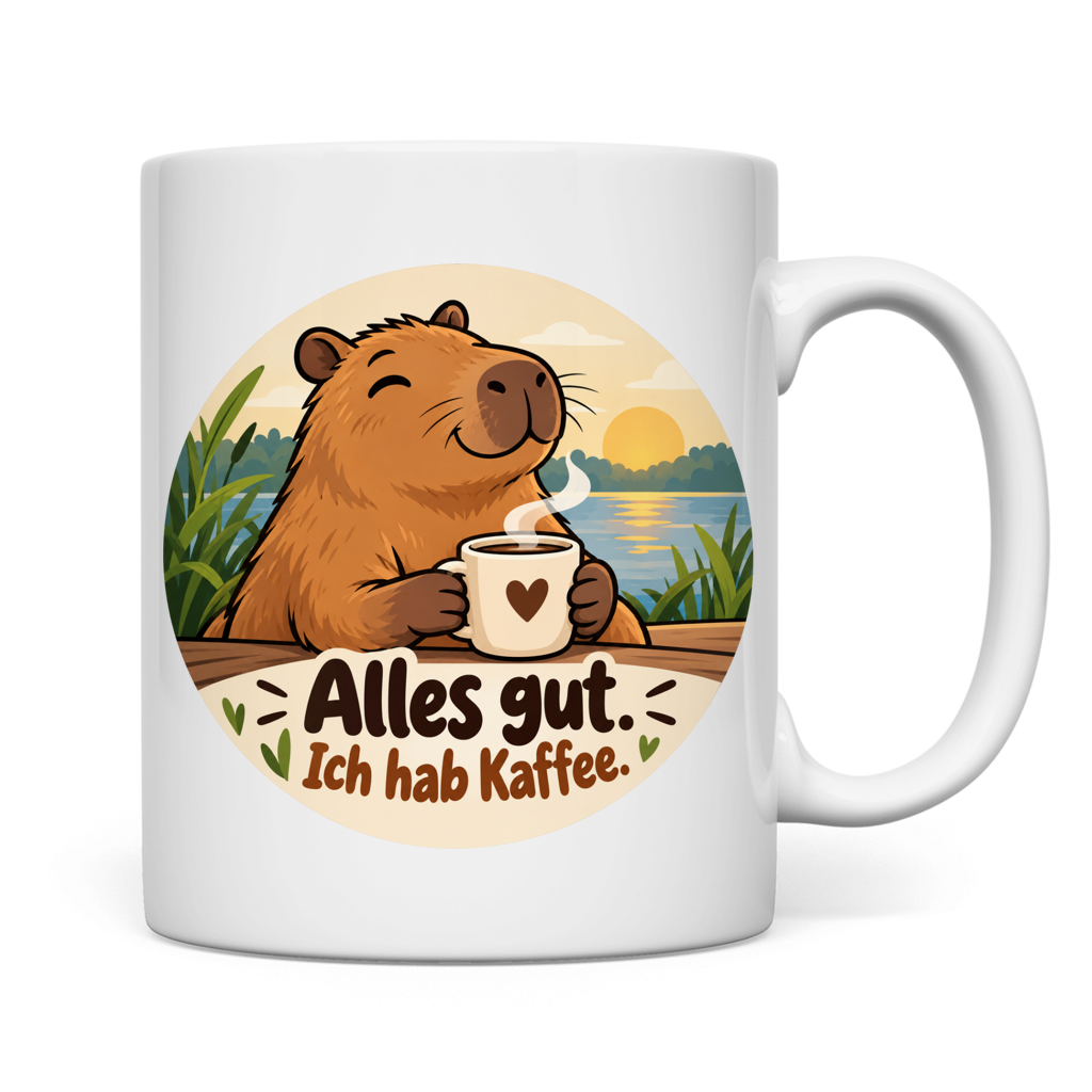 Keepsake Kaffee – Capybara: Alles gut