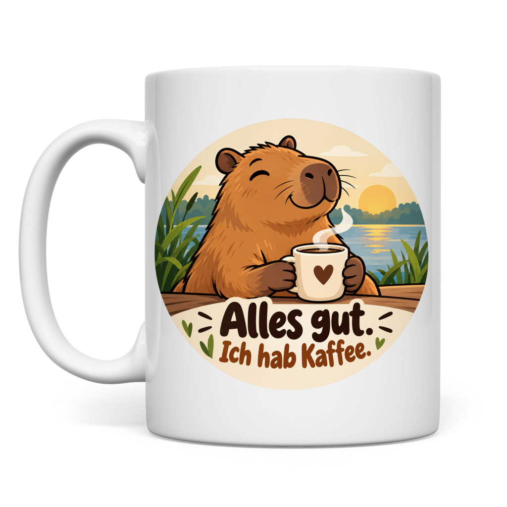 Keepsake Kaffee – Capybara: Alles gut