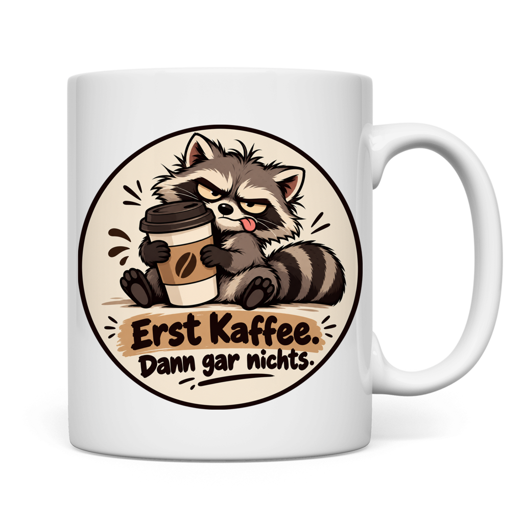 Keepsake Kaffee – Katze: Erst Kaffee