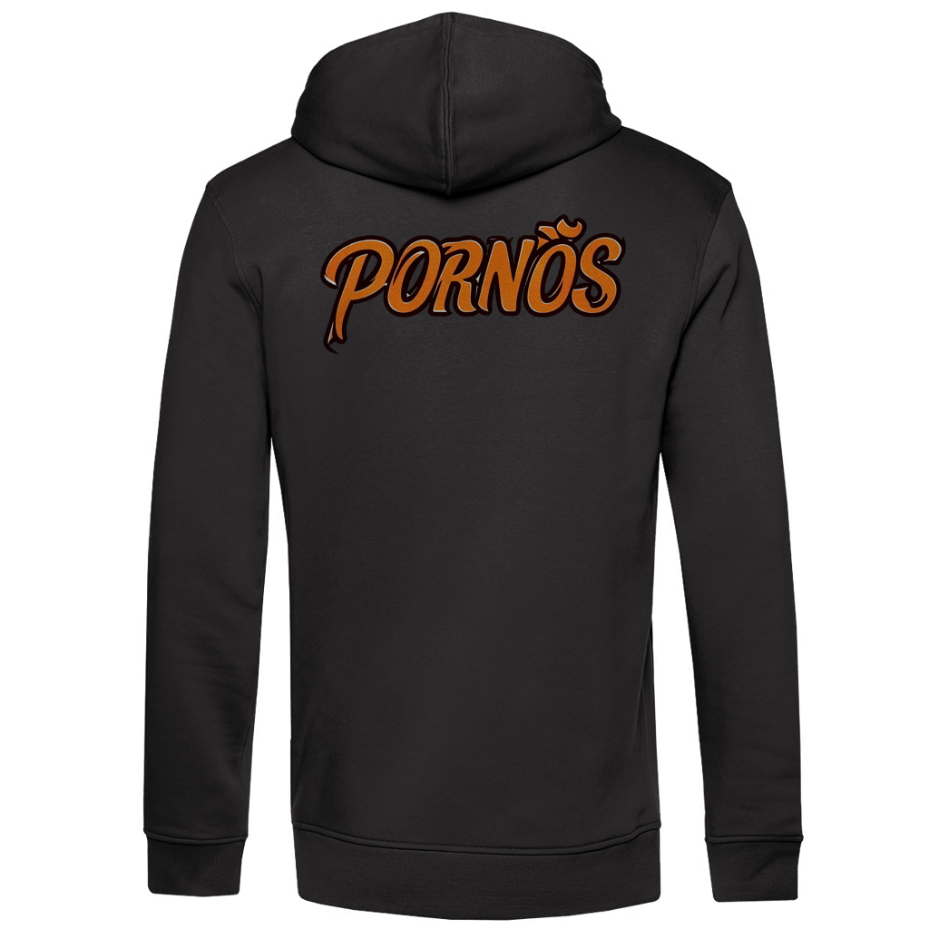 PORNÖS – Herren Premium Bio Hoodie – Backdruck