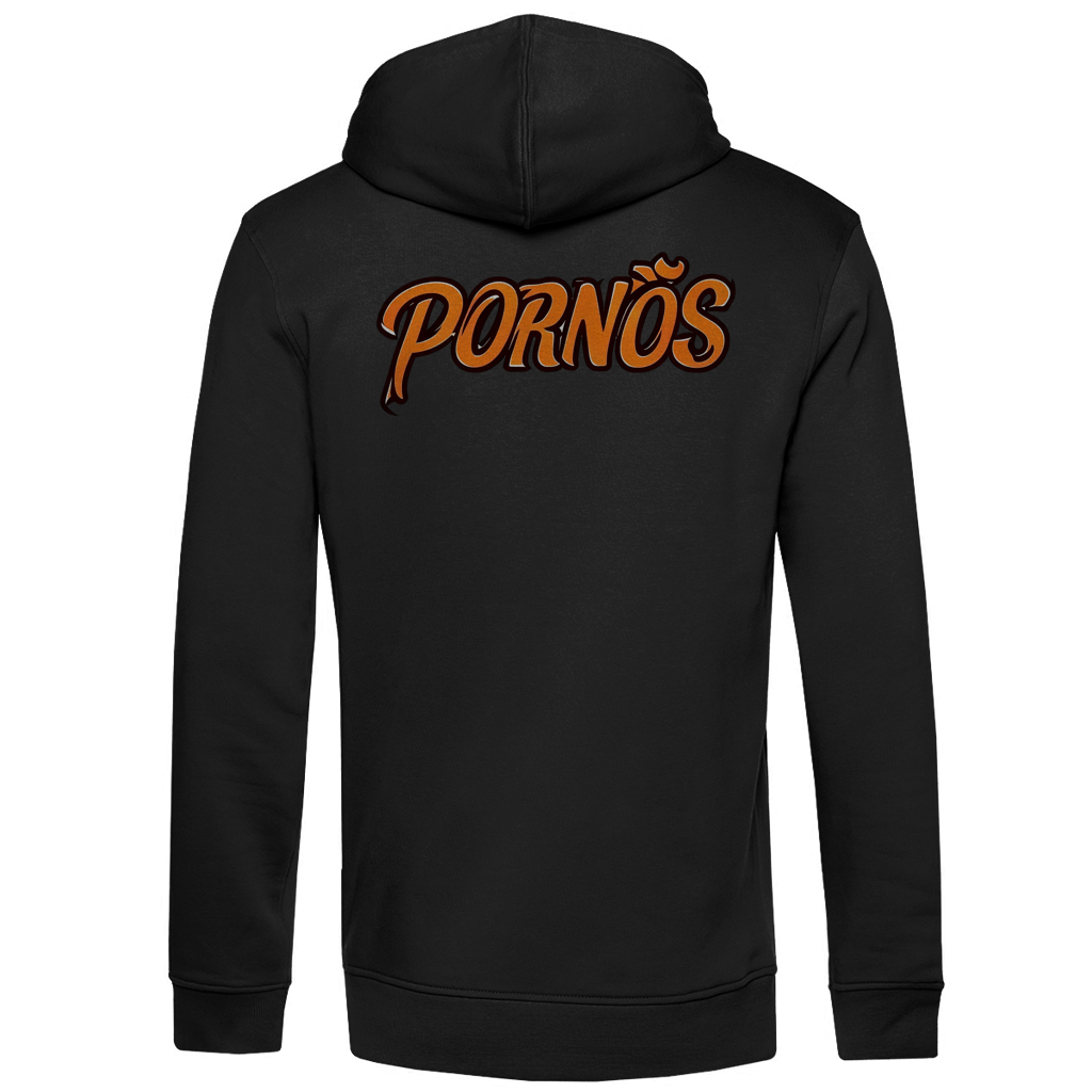 PORNÖS – Herren Premium Bio Hoodie – Backdruck