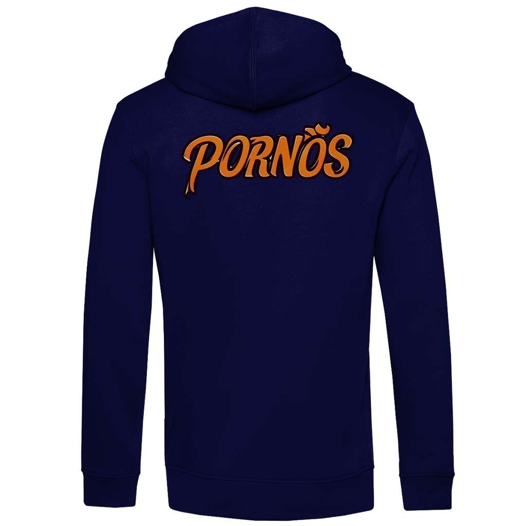 PORNÖS – Herren Premium Bio Hoodie – Backdruck