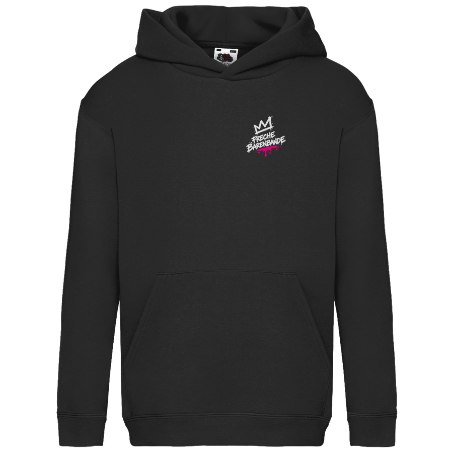 Freche Bärenbande – Jungs Hoodie – Brustlogo & Streetwear-Bär