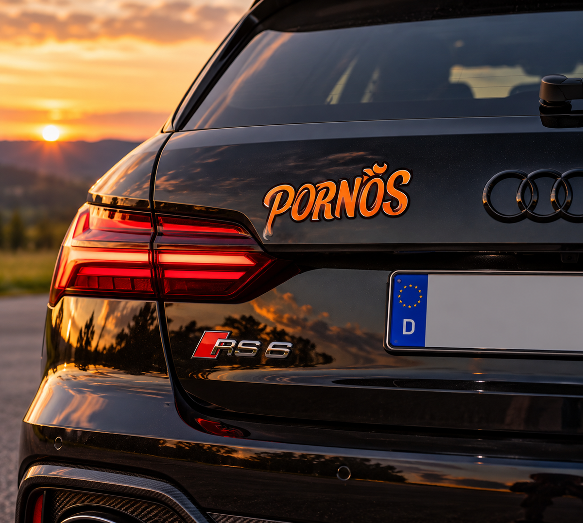 Sticker 'Pornös'